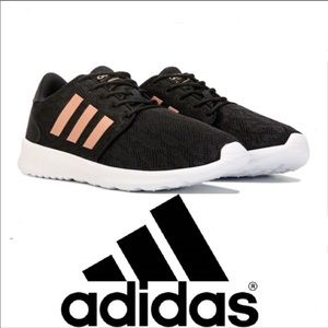 adidas shoes rose gold and black
